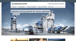 Desktop Screenshot of benninghoven.com